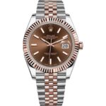 Rolex Datejust 126331 Everose Gold Automatic Chocolate Brown Dial