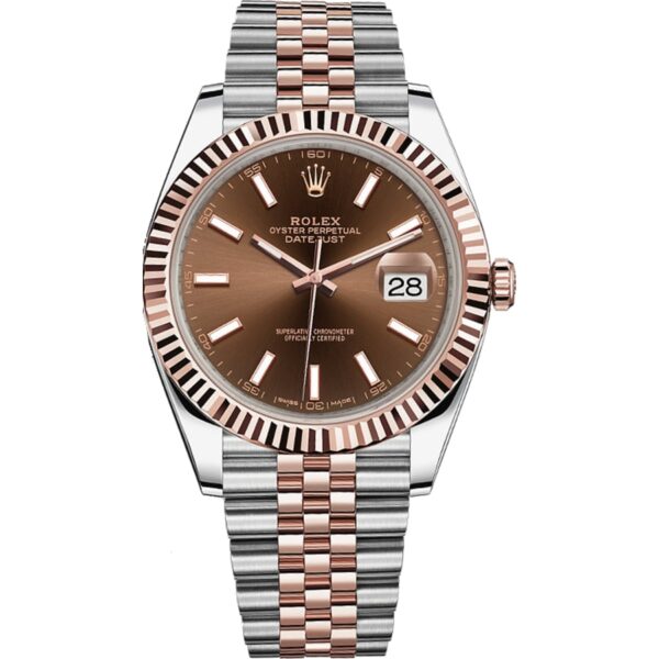 Rolex Datejust 126331 Everose Gold Automatic Chocolate Brown Dial