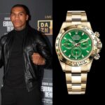 Green Face Rolex Daytona 116508-0013 13 Rolex 116508 green Daytona styled with casual outfit