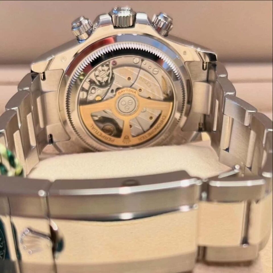 Rolex Daytona 40mm Ice Blue Dial "Platona" Open Caseback