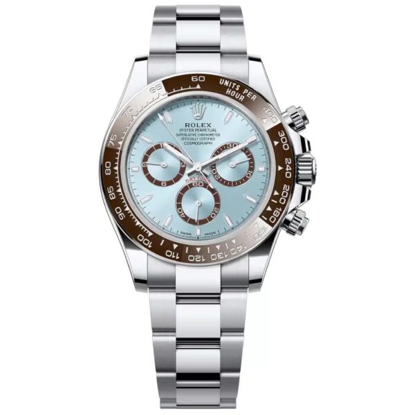 Rolex Daytona 40mm Ice Blue Dial "Platona" Open Caseback