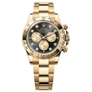 Rolex Daytona Yellow Gold 26508-0003 Black Diamond Dial