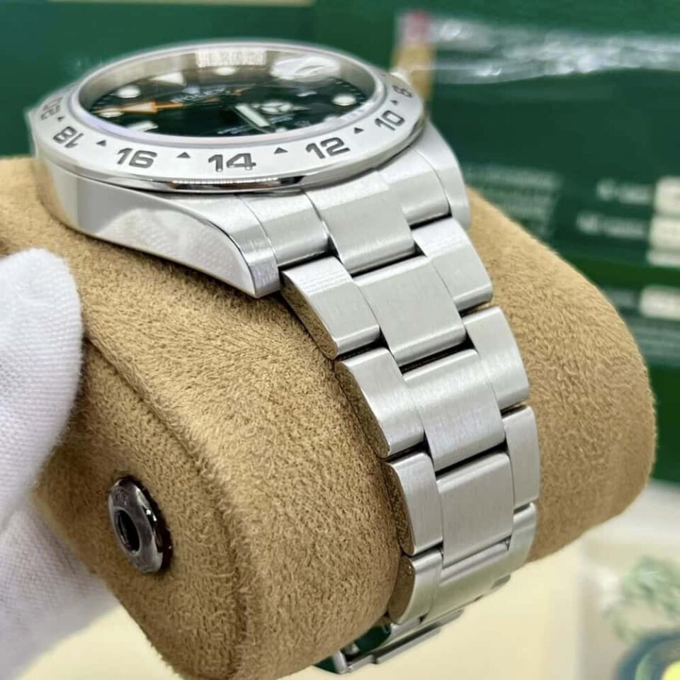 Rolex Explorer II 42mm 216570 Black Dial Men's Watch Side
