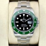 Rolex Starbucks Submariner 126610LV Green Bezel Black Dial Front View