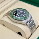 Rolex Starbucks Submariner 126610LV Green Bezel Black Dial Side View