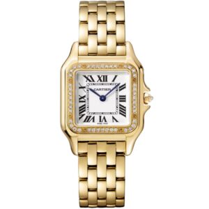 Cartier Panthere de Cartier WJPN0066 Medium Model Quartz Movement Yellow Gold Diamonds