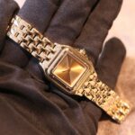 Cartier Panthere WGPN0031 Small Model Golden Brown Dial Quartz Movement Yellow Gold 7 Cartier Panthère WGPN0031 Small Model Golden Brown Side