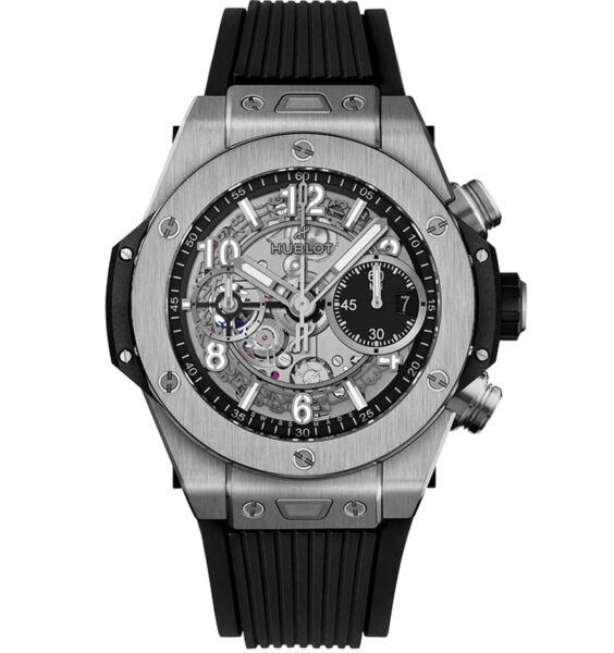 Home 13 Hublot Big Bang 441.NX.1171.RX Unico Titanium 42mm Black Rubber Strap