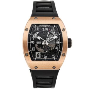 Richard Mille RM 005 Rose Gold Black Rubber Strap
