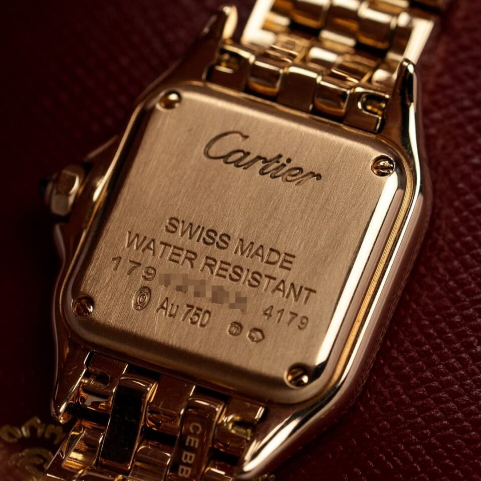 Rose Gold Cartier Panthère de Cartier WGPN0006 22mm Case Back