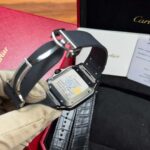 Cartier-Santos-WSSA0039-ADLC-Case-Large-Model-Black-Dial-Case-Back