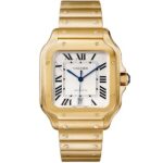 Yellow Gold Cartier Santos WGSA0029 Large Model 39mm Silver Dial 7 Yellow Gold Cartier Santos WGSA0029 Large Model 39mm Silver Dial