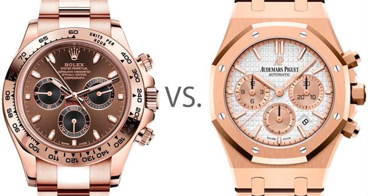 Rolex vs. Breitling vs. Audemars Piguet Rose Gold Watches: Choose the Watch That Reflects You 1 Rolex vs. Breitling vs. Audemars Piguet Rose Gold Watches