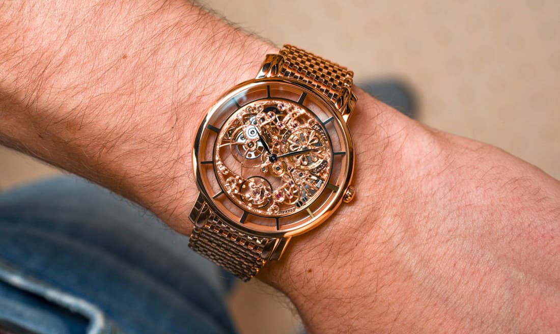 How to Choose and Care for Rose Gold Watches: A Guide to Features & Craftsmanship 2 Automatic Rose Gold Skeleton Watch (Patek Philippe 5180/1R-001)
