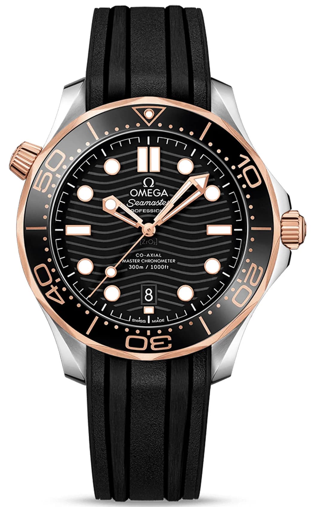 A Collector's Guide: Investing in Omega Rose Gold Watches 1 Omega Rose Gold Seamaster Diver 300M Co‑Axial Master