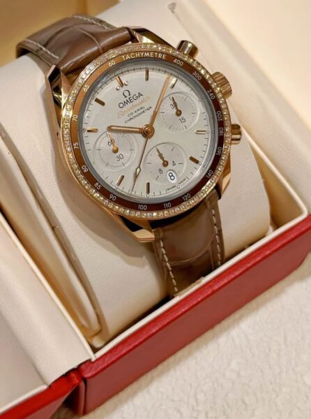 A Collector's Guide: Investing in Omega Rose Gold Watches 6 Omega Speedmaster Co-axial Chronograph