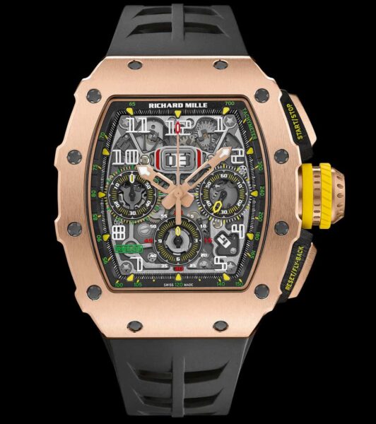 What Stories Hide Behind Richard Mille Rose Gold Icons? 2 Richard Mille RM 11-03 Rose Gold with skeletonized dial