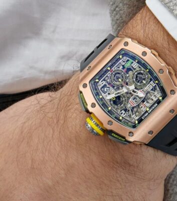 Home 33 Richard Mille Rose Gold RM 11-03 Automatic
