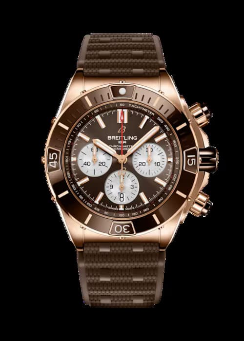 Breitling Rose Gold: The Watch Material Celebrities and Collectors Agree On 1 Super Chronomat B01 44 in 18k Breitling rose gold