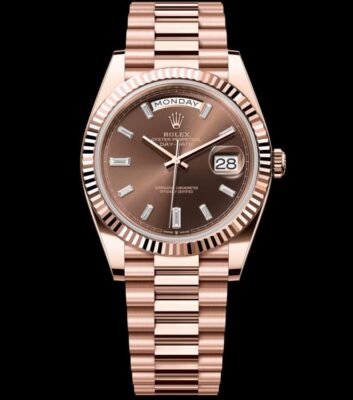 Rolex Everose gold Day-Date 40 18 ct